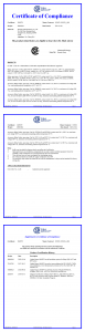 CSA certification - Shenler Relay